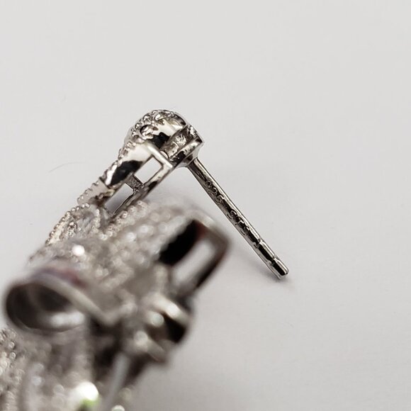 Karis Diamond Accent Chandelier Dangle Earrings Platinum Bond Brass 3 Pairs - Picture 10 of 16